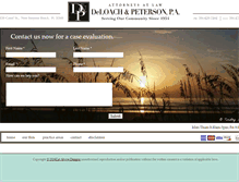 Tablet Screenshot of deloachandpeterson.com